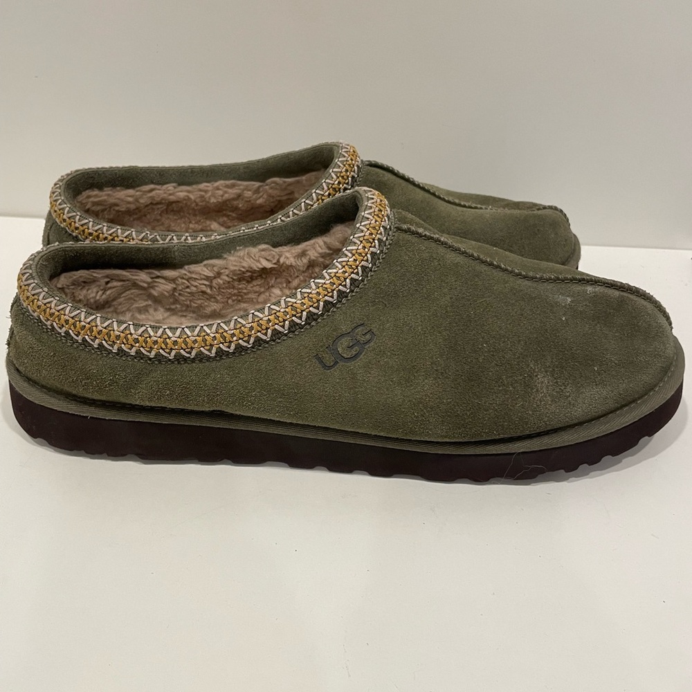 Men’s Ugg Tasman Slippers size 17 in olive green